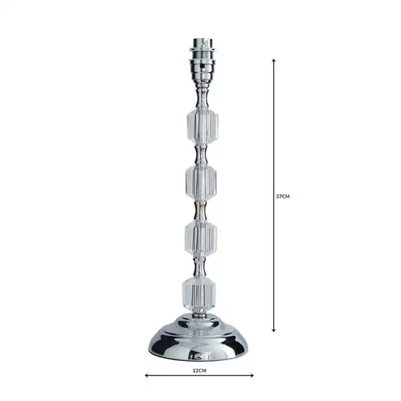 Dunelm Aries Chrome Table Lamp Base 7 Dunelm Aries Chrome Table Lamp Base - Image 5