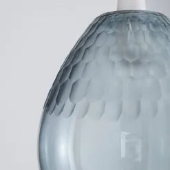 Dunelm Jasmine Grey Glass Easy Fit Pendant -Wall Lights Shop 1000084114 alt02