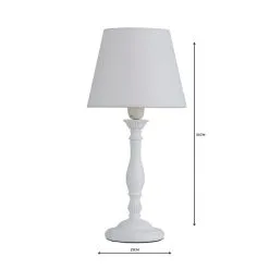 Dunelm Tofty Mini Ivory Table Lamp -Wall Lights Shop 1000093314 alt04