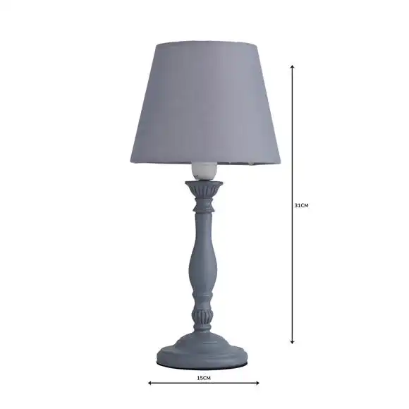 Dunelm Tofty Grey Table Lamp 7 Dunelm Tofty Grey Table Lamp - Image 5