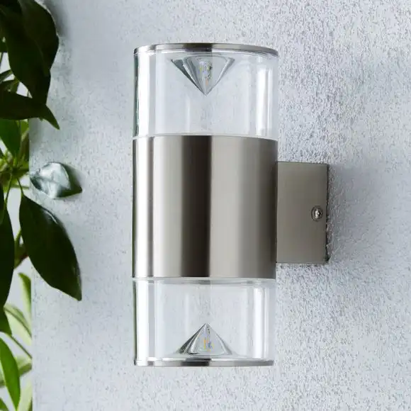 Dunelm Aden 2 Light Steel Outdoor Wall Light 4 Dunelm Aden 2 Light Steel Outdoor Wall Light - Image 2