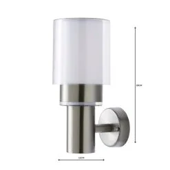 Dunelm Adoni Steel Outdoor Wall Light 12 Dunelm Adoni Steel Outdoor Wall Light -Wall Lights Shop 1000137364 alt04