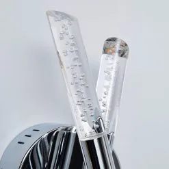 Dunelm Tassani 2 Light Integrated LED Bubble Glass Wall Light 9 Dunelm Tassani 2 Light Integrated LED Bubble Glass Wall Light -Wall Lights Shop 1000137384 alt02