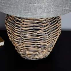 Dunelm Lari Split Weave Wicker Table Lamp -Wall Lights Shop 1000137386 alt03