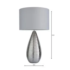 Dunelm Costola Chrome Touch Dimmable Table Lamp -Wall Lights Shop 1000139103 alt04