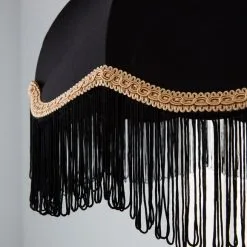 Dunelm Carmona Lamp Shade 45cm Black -Wall Lights Shop 1000139161 alt02