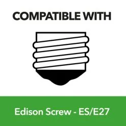 Status 5 Watt ES 17cm Spiral Filament Bumpy Bulb -Wall Lights Shop 1000156418 alt09