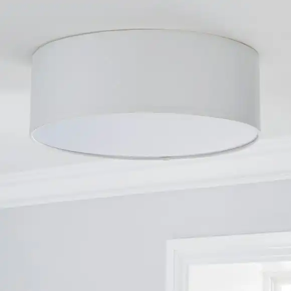 Dunelm Sara 38cm Ivory Shade Flush Ceiling Fitting 4 Dunelm Sara 38cm Ivory Shade Flush Ceiling Fitting - Image 2