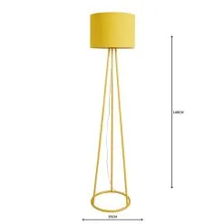 Elements Sara Ochre Floor Lamp 12 Elements Sara Ochre Floor Lamp -Wall Lights Shop 1000158556 alt04