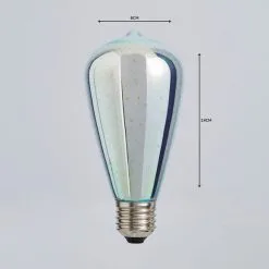 Dunelm 4 Watt ST64 ES LED 3D Effect Bulb 8 Dunelm 4 Watt ST64 ES LED 3D Effect Bulb -Wall Lights Shop 1000158631 alt04