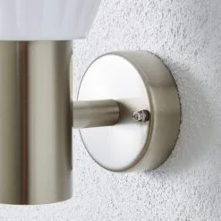 Dunelm Rover LED Frosted Shade Steel Outdoor Wall Light -Wall Lights Shop 1000158752 alt03