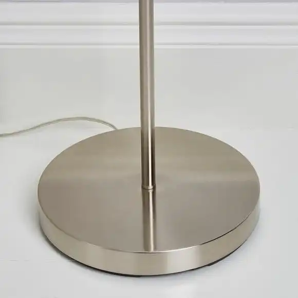 Dunelm Hurricane Satin Nickel Floor Lamp 6 Dunelm Hurricane Satin Nickel Floor Lamp - Image 4