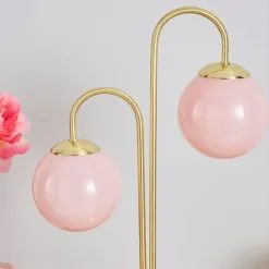 Dunelm Gigi Pink Table Lamp -Wall Lights Shop 1000180641 alt02