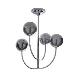 Dunelm Gigi Chrome Ceiling Fitting -Wall Lights Shop 1000180652 alt05