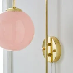 Dunelm Gigi Easy Fit Plug In Pink Wall Light 10 Dunelm Gigi Easy Fit Plug In Pink Wall Light -Wall Lights Shop 1000180653 alt02