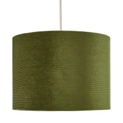 Dunelm Moss Green Santos Velvet Corduroy Shade 10 Dunelm Moss Green Santos Velvet Corduroy Shade -Wall Lights Shop 1000181099 alt05