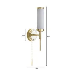 Dorma Harring Bathroom Wall Light -Wall Lights Shop 1000182528 alt07