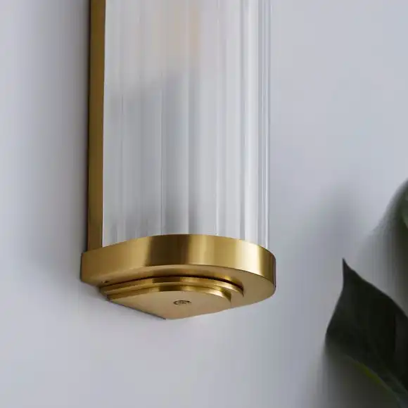 Dunelm Ripon Bathroom Wall Light Brushed Gold 5 Dunelm Ripon Bathroom Wall Light Brushed Gold - Image 3
