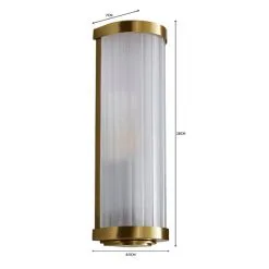 Dunelm Ripon Bathroom Wall Light Brushed Gold 12 Dunelm Ripon Bathroom Wall Light Brushed Gold -Wall Lights Shop 1000182550 alt07