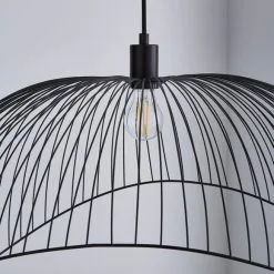 Elements Jaula 70cm Ceiling Fitting Black -Wall Lights Shop 1000182570 alt02