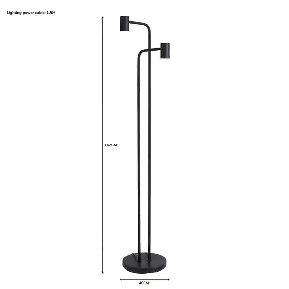 Dunelm Bradford Floor Lamp Matt Black 8 Dunelm Bradford Floor Lamp Matt Black - Image 6