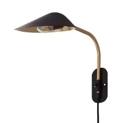 Dunelm Savona Easy Fit Plug In Wall Light Black 12 Dunelm Savona Easy Fit Plug In Wall Light Black -Wall Lights Shop 1000183100 alt05