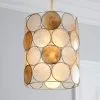 Capiz Champagne Easy Fit Pendant -Wall Lights Shop 30049033