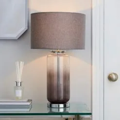 Hotel Large Ombre Glass Table Lamp