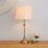 Dunelm Metal Ball Antique Brass Table Lamp -Wall Lights Shop 30243864