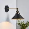 Dunelm Logan Industrial Grey Wall Light -Wall Lights Shop 30464749