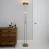 Dunelm Father And Child 2 Arm Satin Chrome Floor Lamp 1 Dunelm Father And Child 2 Arm Satin Chrome Floor Lamp -Wall Lights Shop 30580472