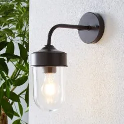 Dunelm Colmar Coffee Outdoor Wall Light