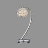 Dunelm Cecilie Chrome And Glass Table Lamp -Wall Lights Shop 30623427