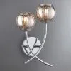 Dunelm Arta 2 Light Chrome Wall Light 1 Dunelm Arta 2 Light Chrome Wall Light -Wall Lights Shop 30623808