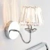 Dunelm Paloma Glass Wall Light -Wall Lights Shop 30647577