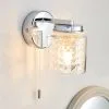 Dunelm Hylton Glass Bathroom Wall Light 1 Dunelm Hylton Glass Bathroom Wall Light -Wall Lights Shop 30647896