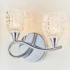 Vogue Lighting Vogue Boyer 2 Light Wall Light Chrome -Wall Lights Shop 30671157