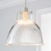 Dunelm Alanya Clear Acrylic Easy Fit Pendant -Wall Lights Shop 30671324