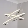 Dunelm Cali 3 Light Integrated LED Hoop Crystal Ceiling Fitting -Wall Lights Shop 30693556