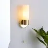 Dunelm Porto Bathroom Wall Light Brass -Wall Lights Shop 30713570
