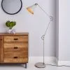 Dunelm Logan Task Floor Lamp -Wall Lights Shop 30713638