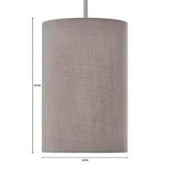 Dunelm Mariah Faux Silk 15cm Cylinder Lamp Shade -Wall Lights Shop 30713667 alt07
