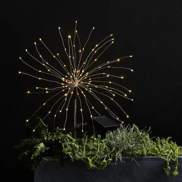 Dunelm Starburst Solar Outdoor Stake Lights 3 Dunelm Starburst Solar Outdoor Stake Lights