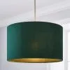 Dunelm Nesa 35cm Velvet Drum Shade -Wall Lights Shop 30721066