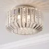 Dunelm Chantilly Flush Ceiling Fitting -Wall Lights Shop 30730418