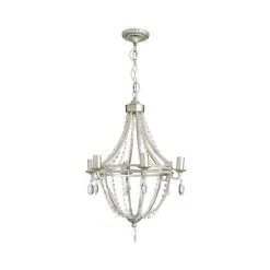 Dunelm Eugenie 6 Light Chandelier -Wall Lights Shop 30730433 alt05