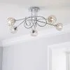 Dunelm Portia 5 Light Ceiling Fitting -Wall Lights Shop 30730614