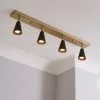 Dunelm Grove 4 Light Spotlight Bar Fitting -Wall Lights Shop 30731126
