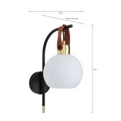 Dunelm Joan Wall Light -Wall Lights Shop 30731181 alt07