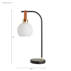 Dunelm Joan Table Lamp -Wall Lights Shop 30731184 alt07